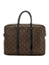 Porte Documents Voyage, &pound;750, Handbags, Brown, Canvas, Back view